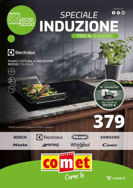 Volantino Comet Induzione dal 23 maggio al 5 giugno 2024