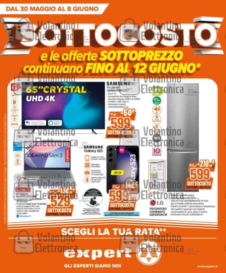 Volantino Expert dal 30 maggio al 12 giugno 2024