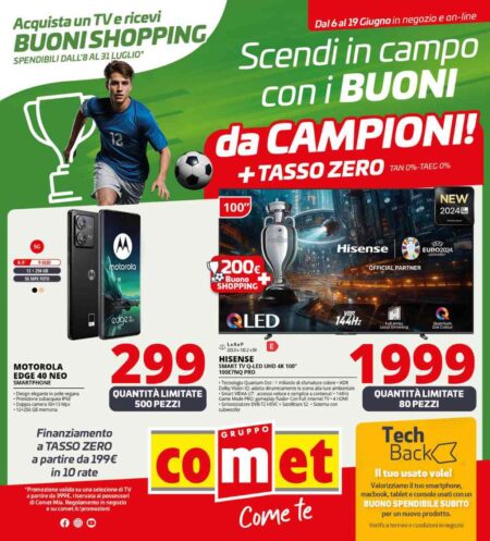 Volantino Comet dal 6 al 19 giugno 2024