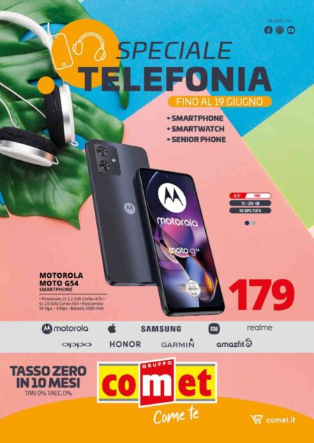Comet Smartphone dal 6 al 19 giugno 2024