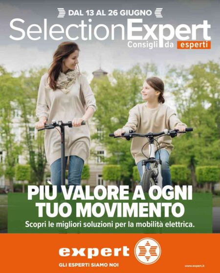 Volantino Expert Mobilità dal 13 al 26 giugno 2024