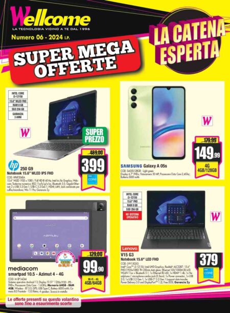 Volantino Wellcome Giugno 2024