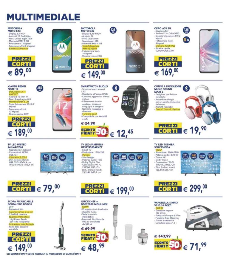 Offerte Esselunga Multimediale dal 1 al 14 agosto 2024