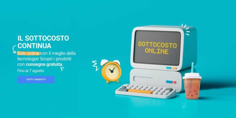 Offerte Unieuro Sottocosto Online fino al 7 agosto 2024