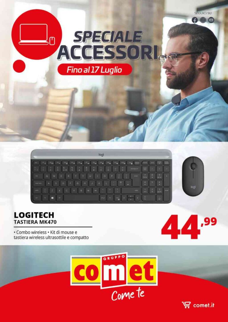 Volantino Comet Accessori dal 5 al 17 luglio 2024