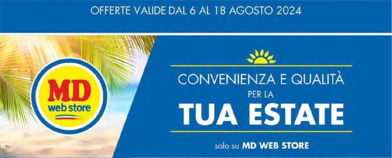 Gli elettrodomestici in vendita da MD dal 6 agosto 2024