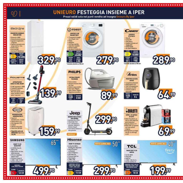 Offerte Unieuro dal 6 al 15 settembre 2024